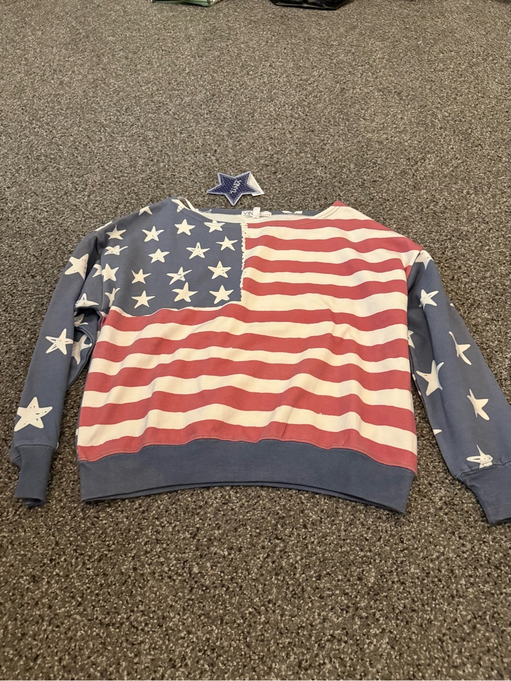 Womens new vinyl icons sweatshirt size small